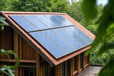 Eco-friendly development on a lush island