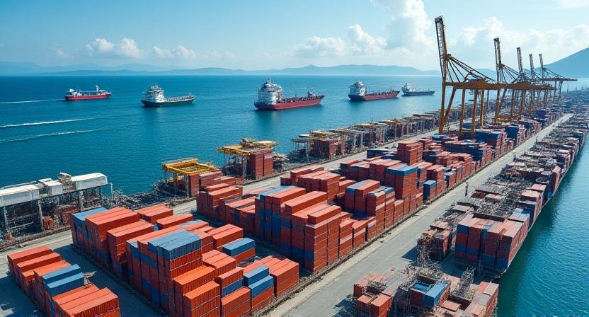 Active port operations in the Visayas region with inter-island vessels